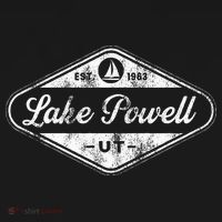 Retro Lake Powell Arizona Vacation Fishing Boat Souvenir Women's Tank Top thumb 5
