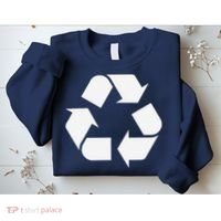 Recycling Logo Recycle Symbol Earth Day Sweatshirt thumb 2