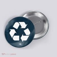 Recycling Logo Recycle Symbol Earth Day Button thumb 0