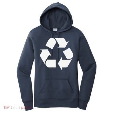 Recycling Logo Recycle Symbol Earth Day Women's Hoodie