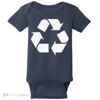 Recycling Logo Recycle Symbol Earth Day Baby Bodysuit thumb 0