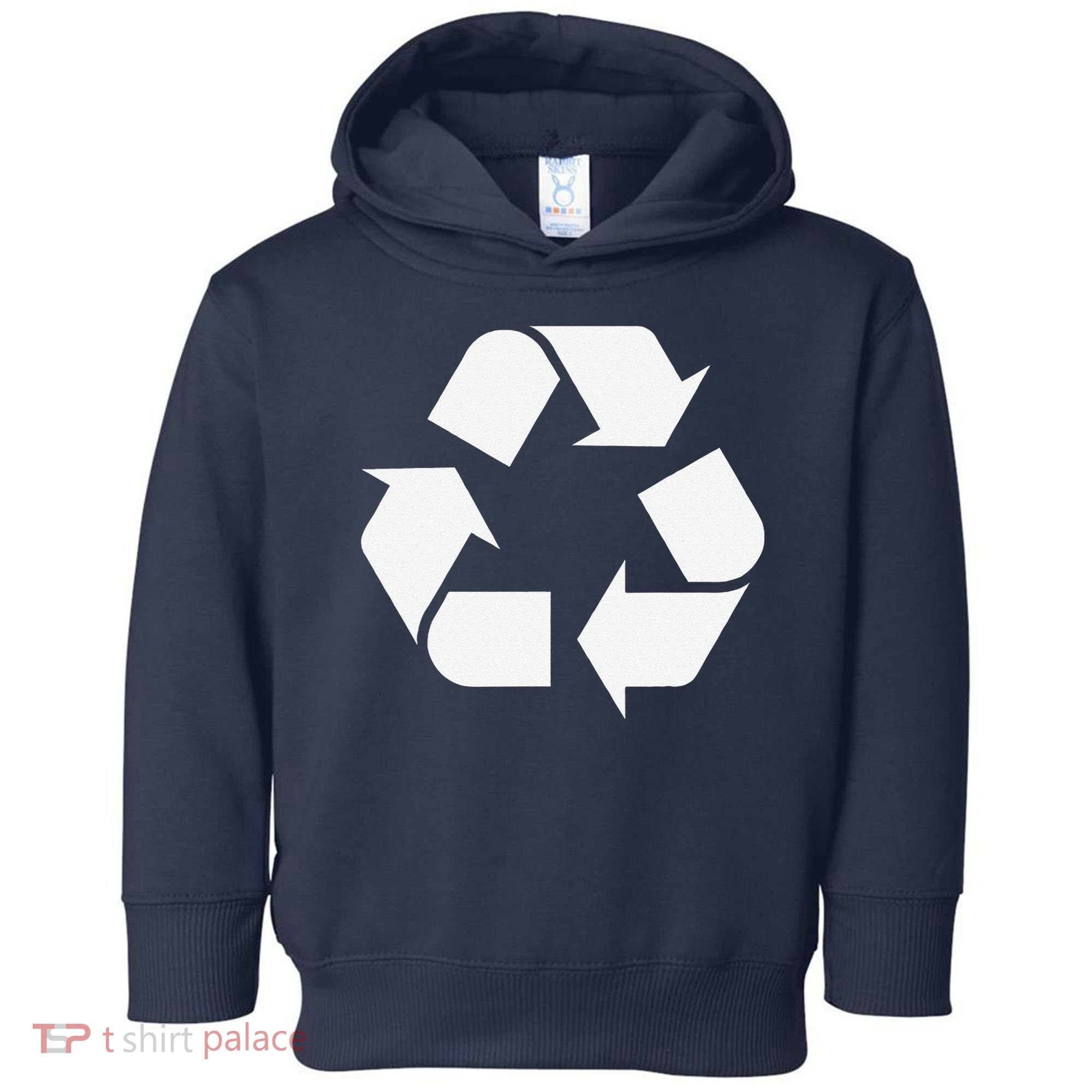 Recycling Logo Recycle Symbol Earth Day Toddler Hoodie