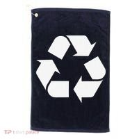 Recycling Logo Recycle Symbol Earth Day Golf Towel thumb 0