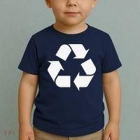 Recycling Logo Recycle Symbol Earth Day Toddler T-Shirt thumb 2