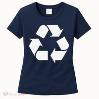Recycling Logo Recycle Symbol Earth Day Women's T-Shirt thumb 0