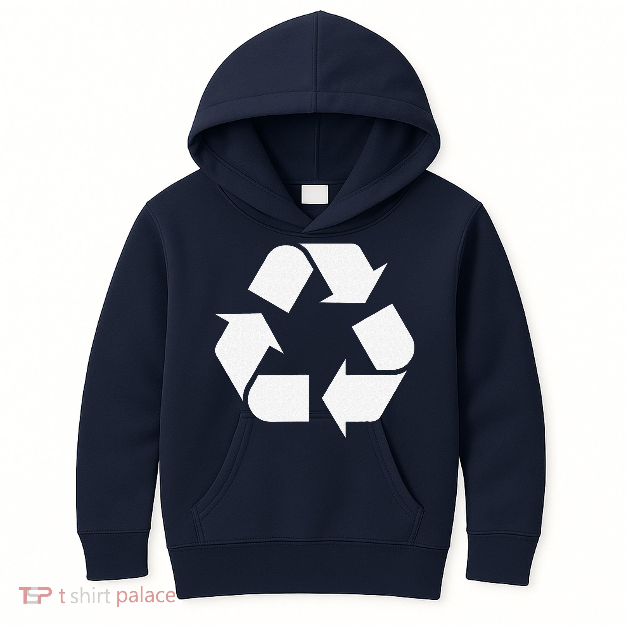 Recycling Logo Recycle Symbol Earth Day Kids Hoodie
