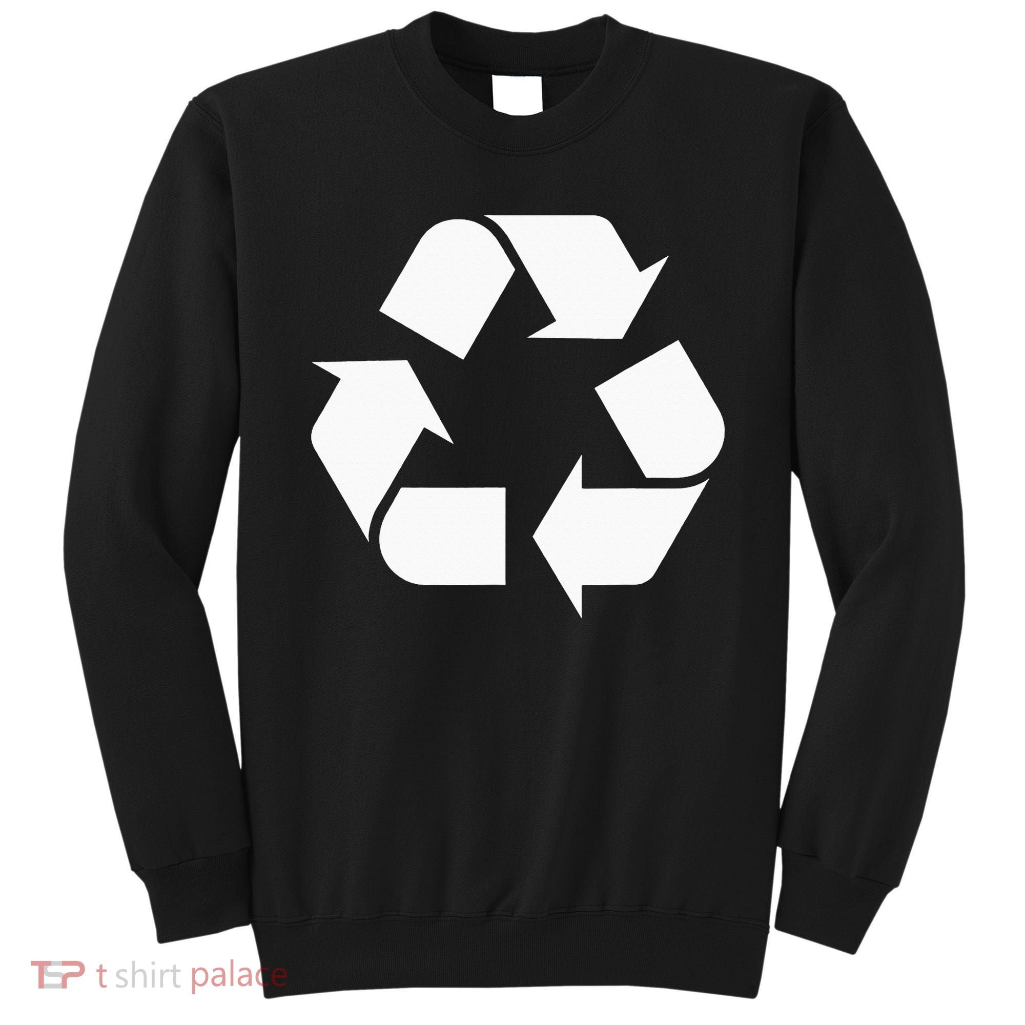Recycling Logo Recycle Symbol Earth Day Sweatshirt