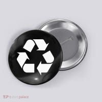 Recycling Logo Recycle Symbol Earth Day Button thumb 0