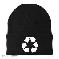 Recycling Logo Recycle Symbol Earth Day Beanie thumb 0