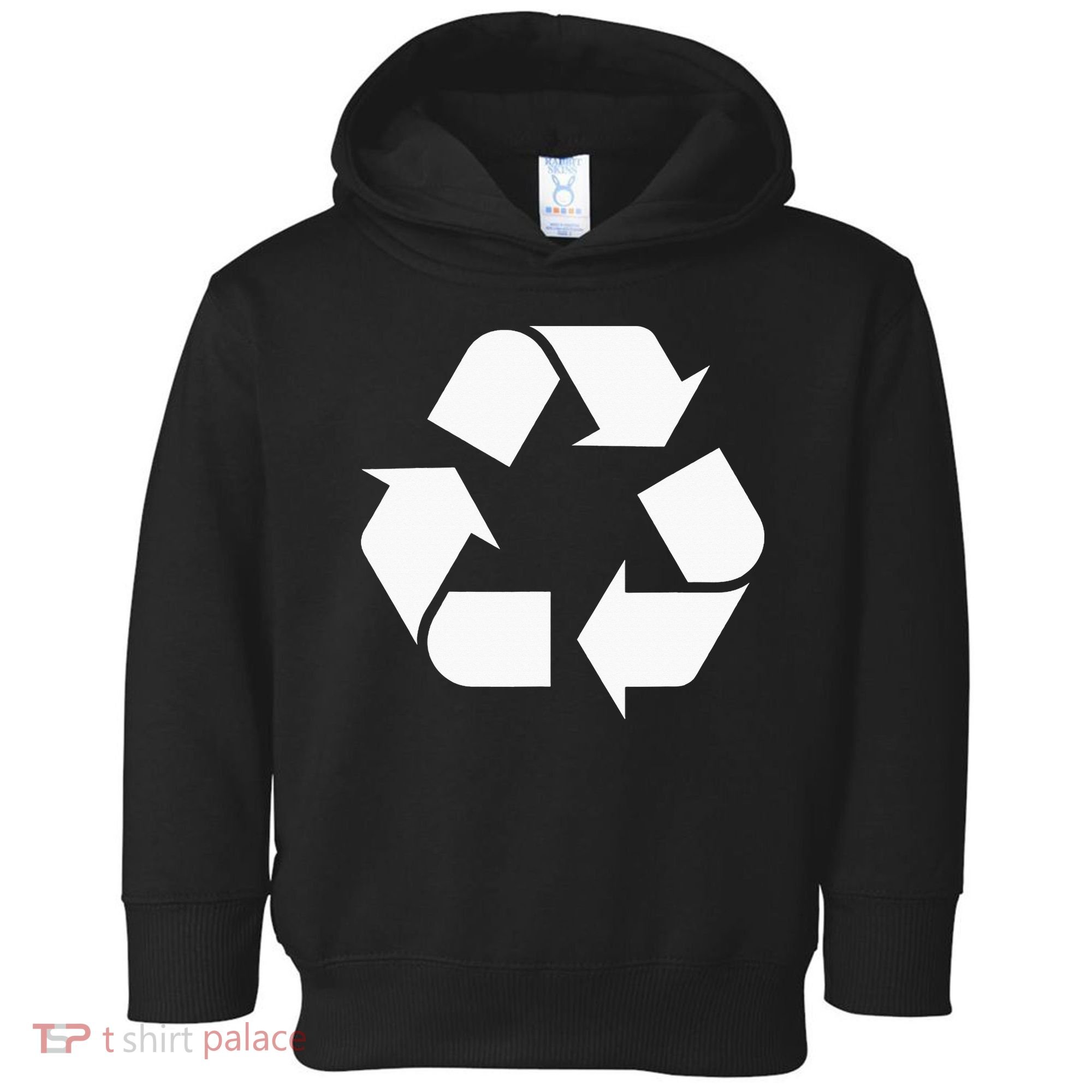 Recycling Logo Recycle Symbol Earth Day Toddler Hoodie