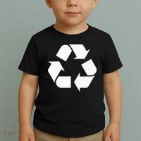 Recycling Logo Recycle Symbol Earth Day Toddler T-Shirt thumb 2