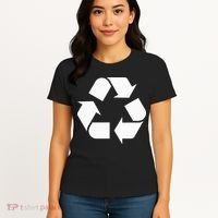 Recycling Logo Recycle Symbol Earth Day Women's T-Shirt thumb 4