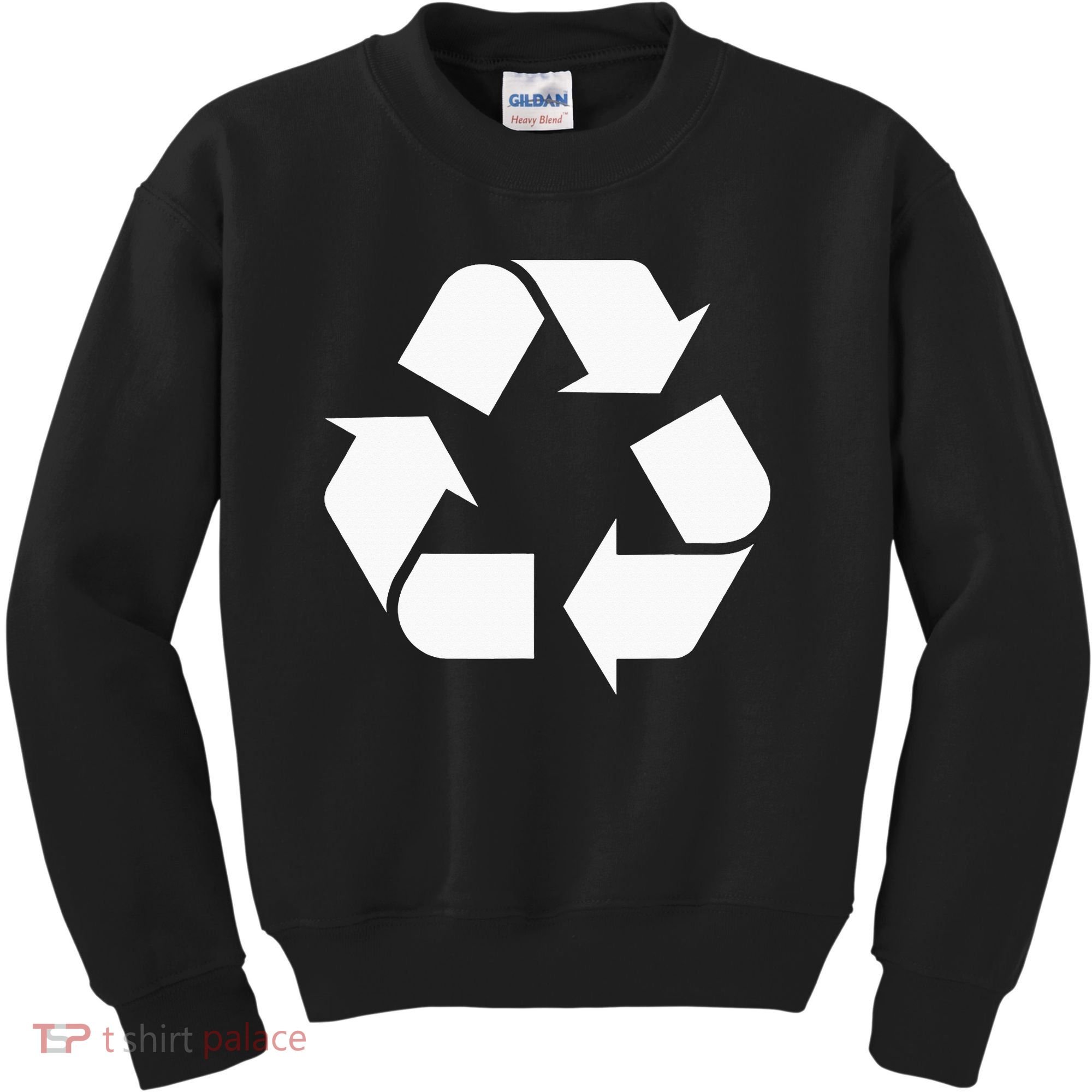 Recycling Logo Recycle Symbol Earth Day Kids Sweatshirt