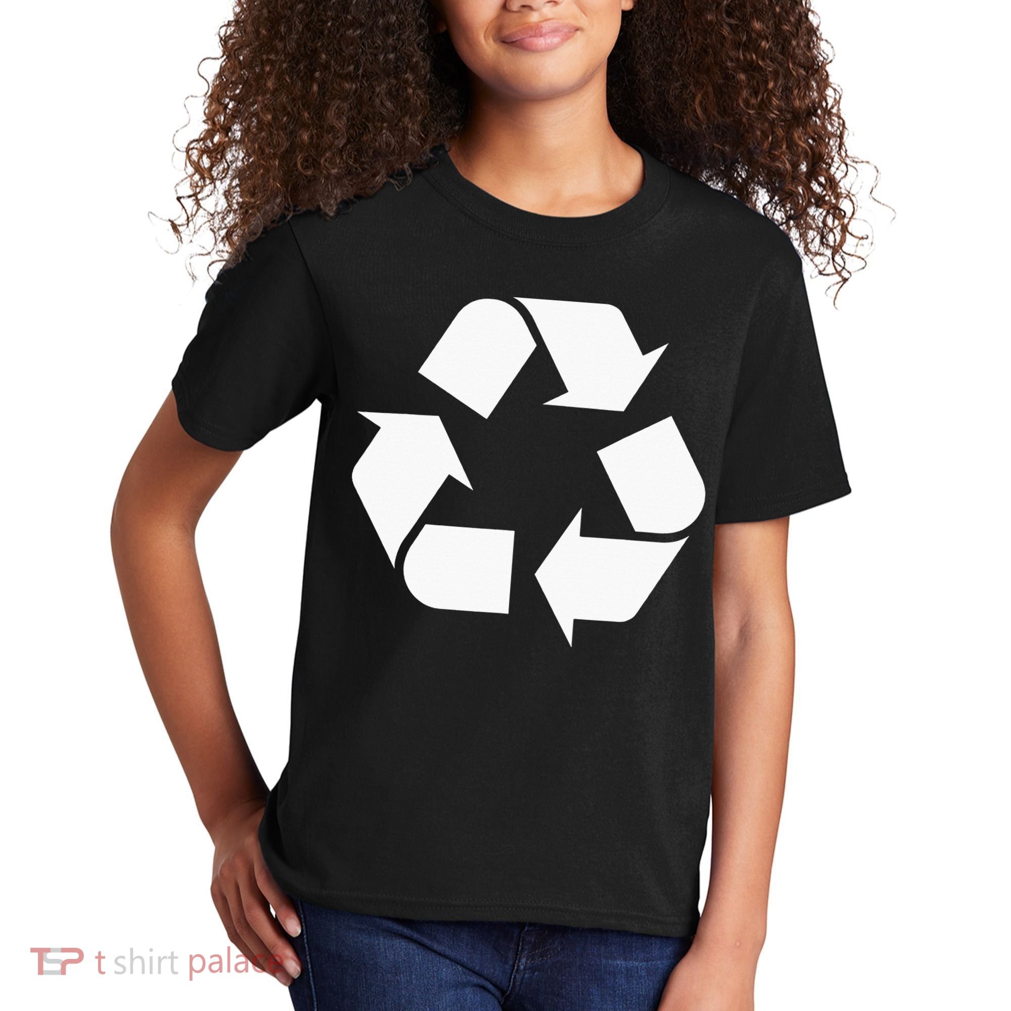 Recycling Logo Recycle Symbol Earth Day Kids T-Shirt