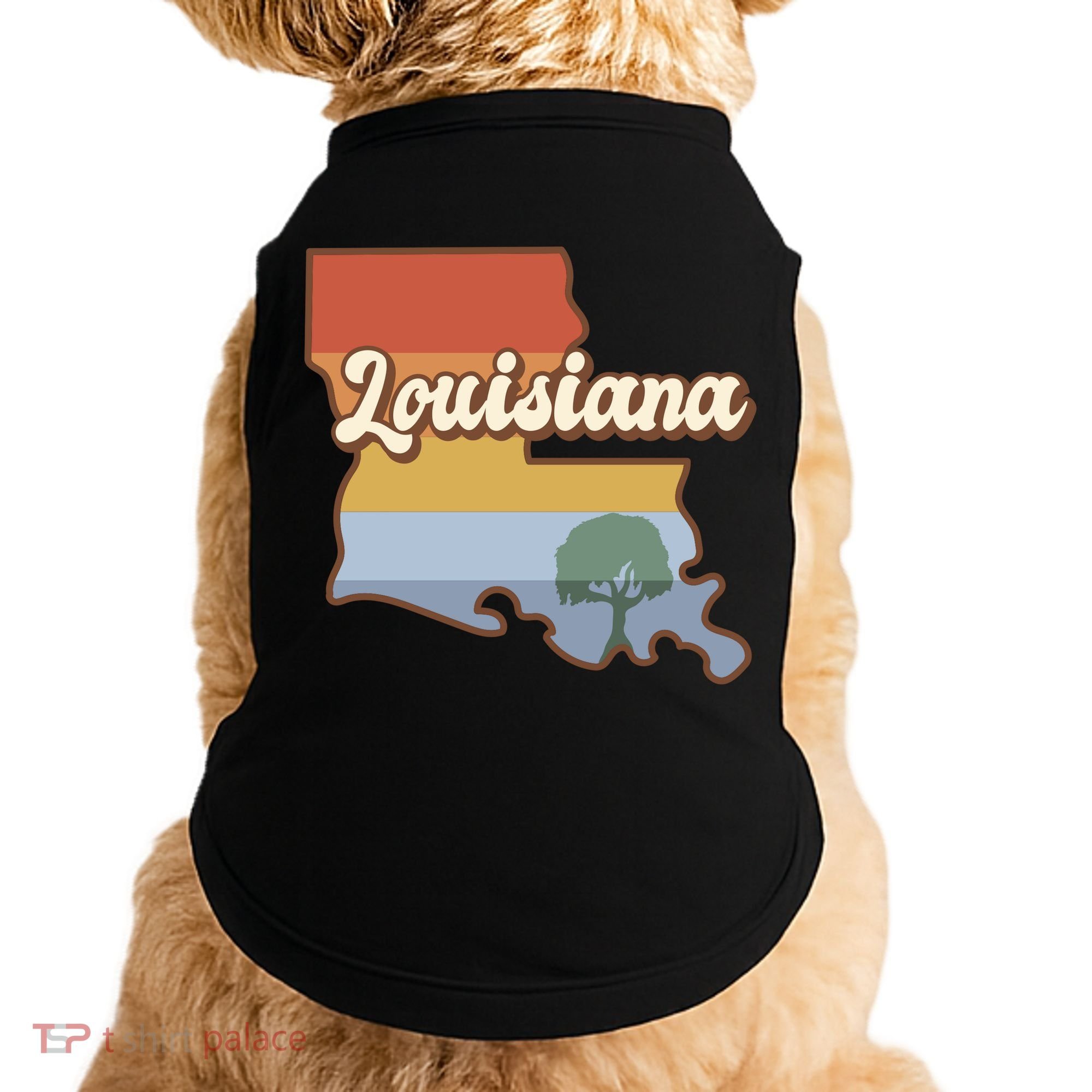 Retro Louisiana Doggie Tank