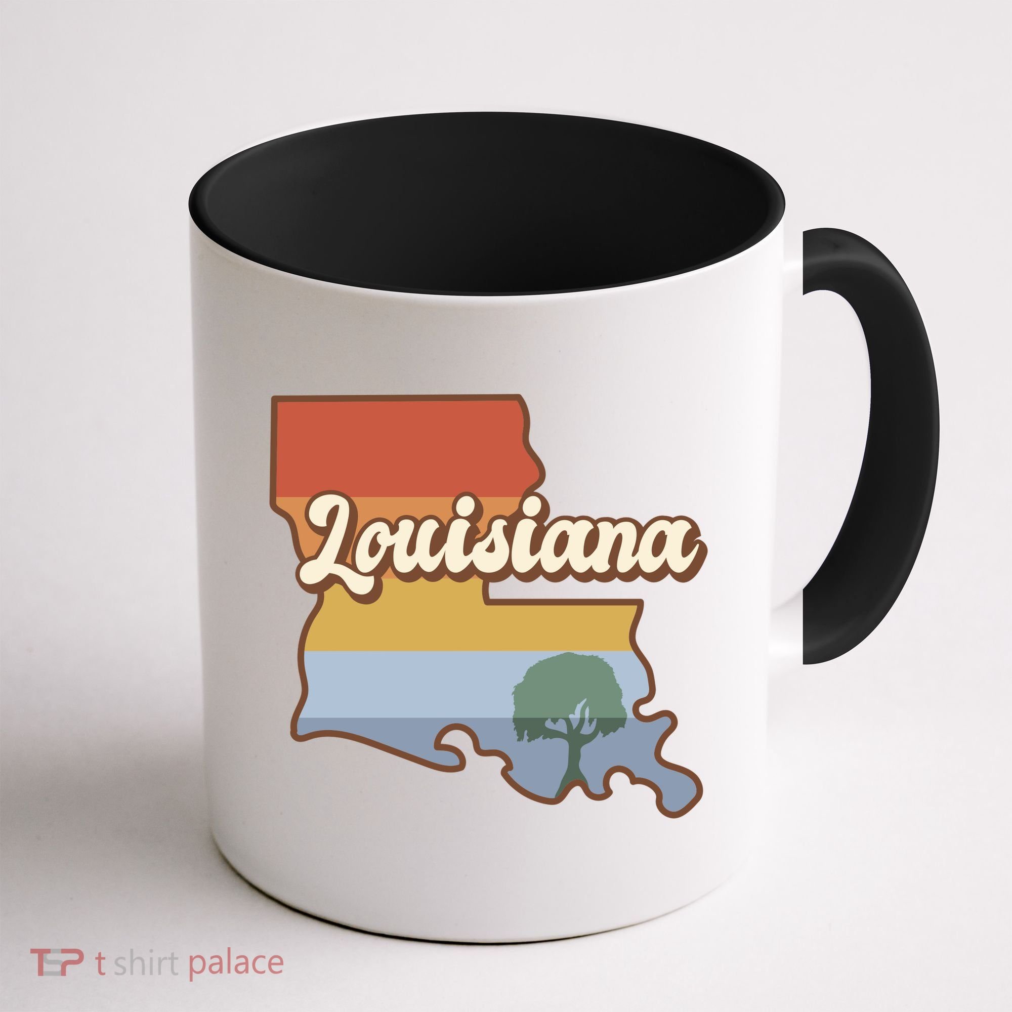 Retro Louisiana Coffee Mug