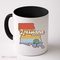 Retro Louisiana Coffee Mug thumb 0