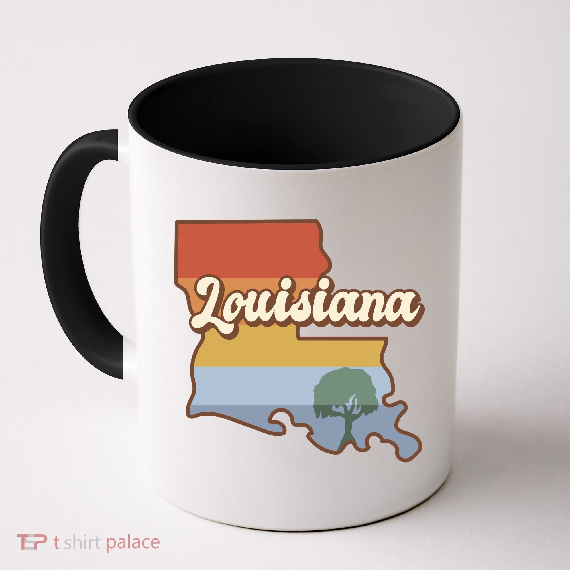 Retro Louisiana Coffee Mug