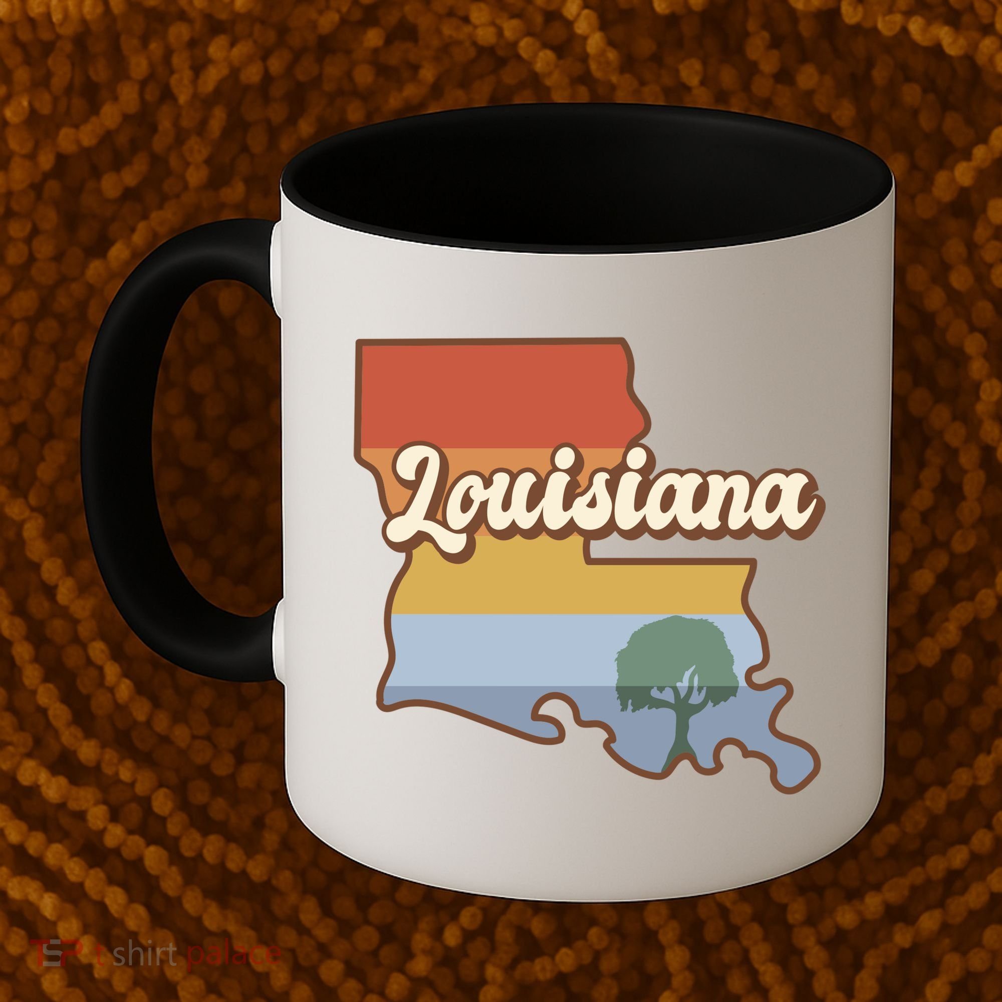Retro Louisiana Coffee Mug