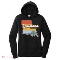Retro Louisiana Women's Hoodie thumb 0
