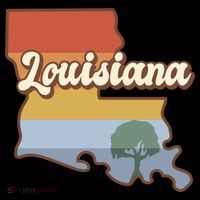 Retro Louisiana Women's Hoodie thumb 2
