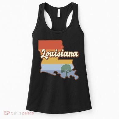 Retro Louisiana Women's Tank Top