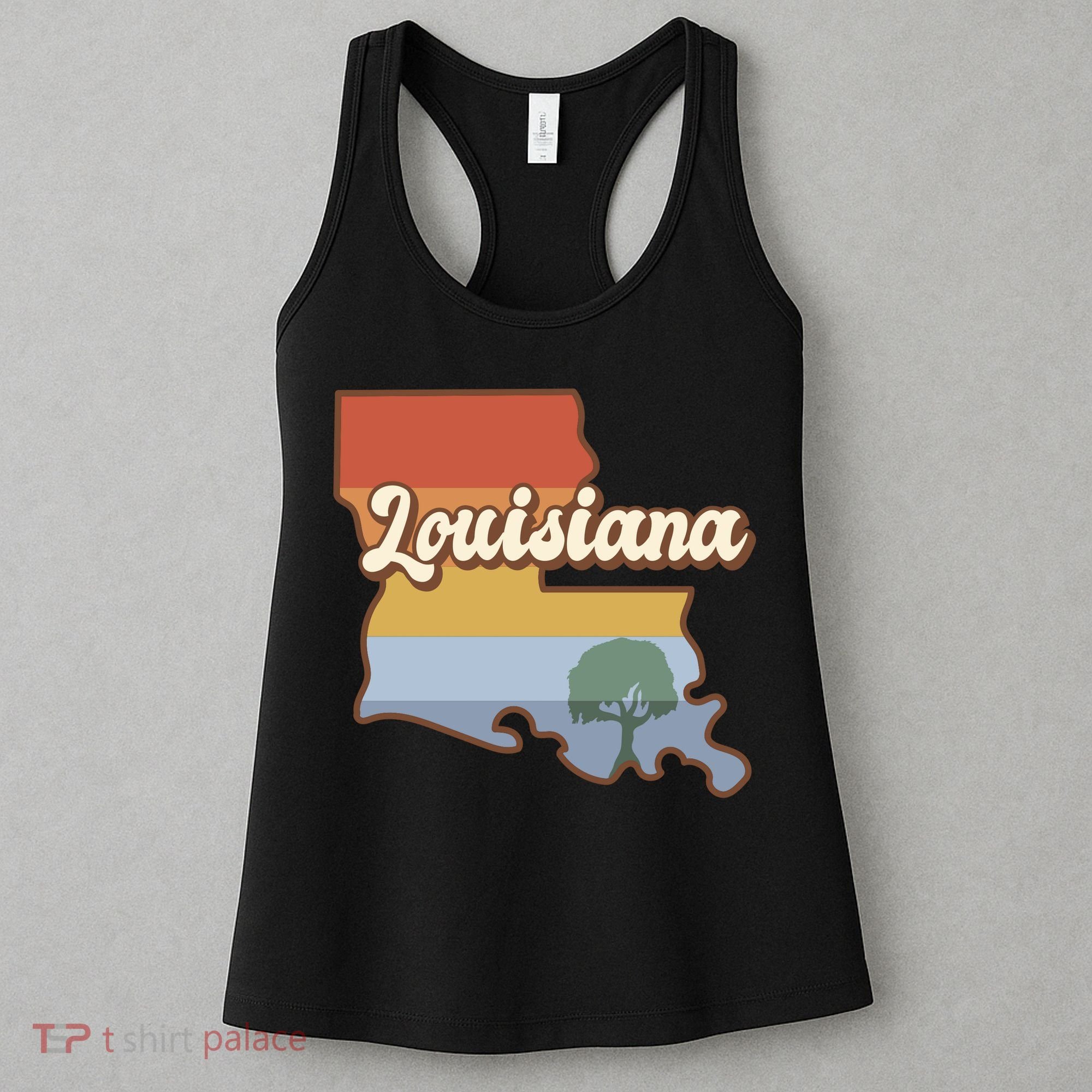 Retro Louisiana Women's Tank Top