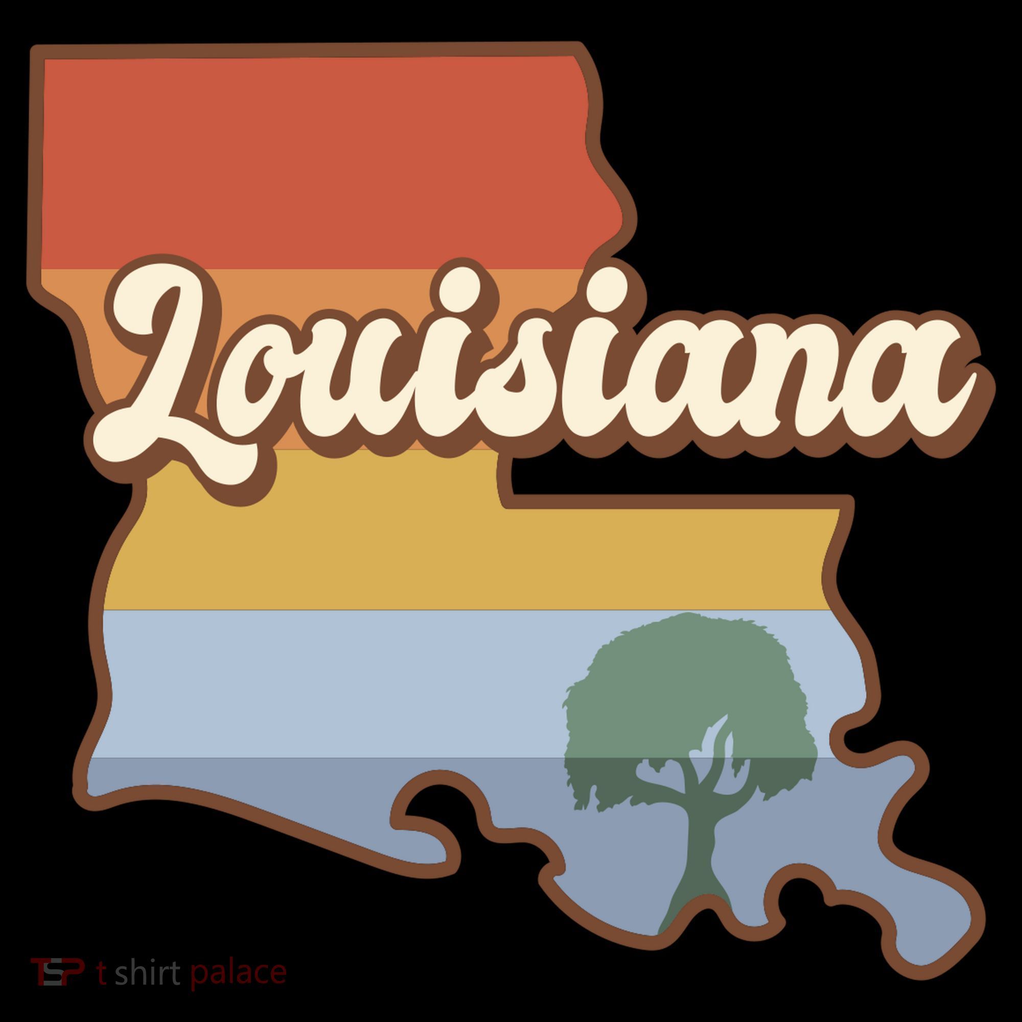 Retro Louisiana Women's Tank Top