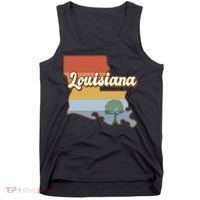 Retro Louisiana Tank Top thumb 0