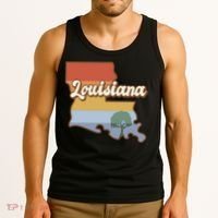 Retro Louisiana Tank Top thumb 3