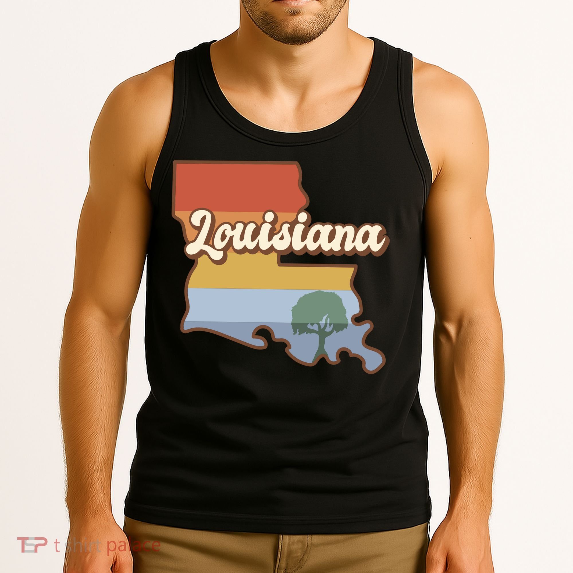 Retro Louisiana Tank Top