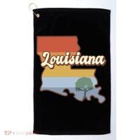 Retro Louisiana Golf Towel thumb 0