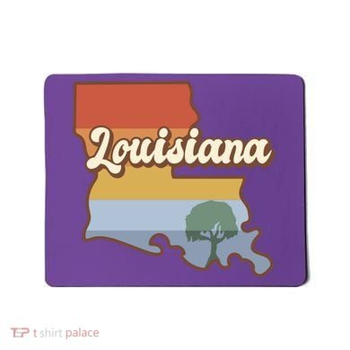 Retro Louisiana Mousepad