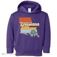 Retro Louisiana Toddler Hoodie thumb 0
