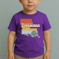 Retro Louisiana Toddler T-Shirt thumb 2