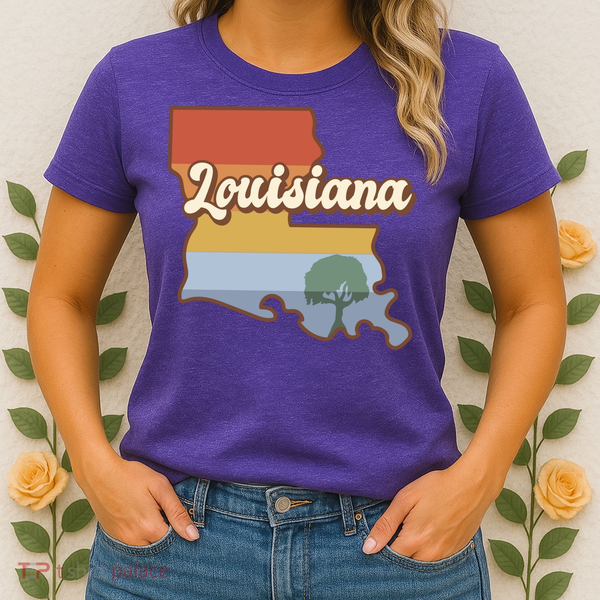 Retro Louisiana Women's T-Shirt