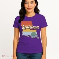 Retro Louisiana Women's T-Shirt thumb 4