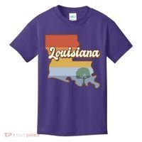 Retro Louisiana Kids T-Shirt thumb 0