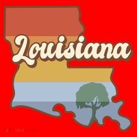 Retro Louisiana Santa Hat thumb 1