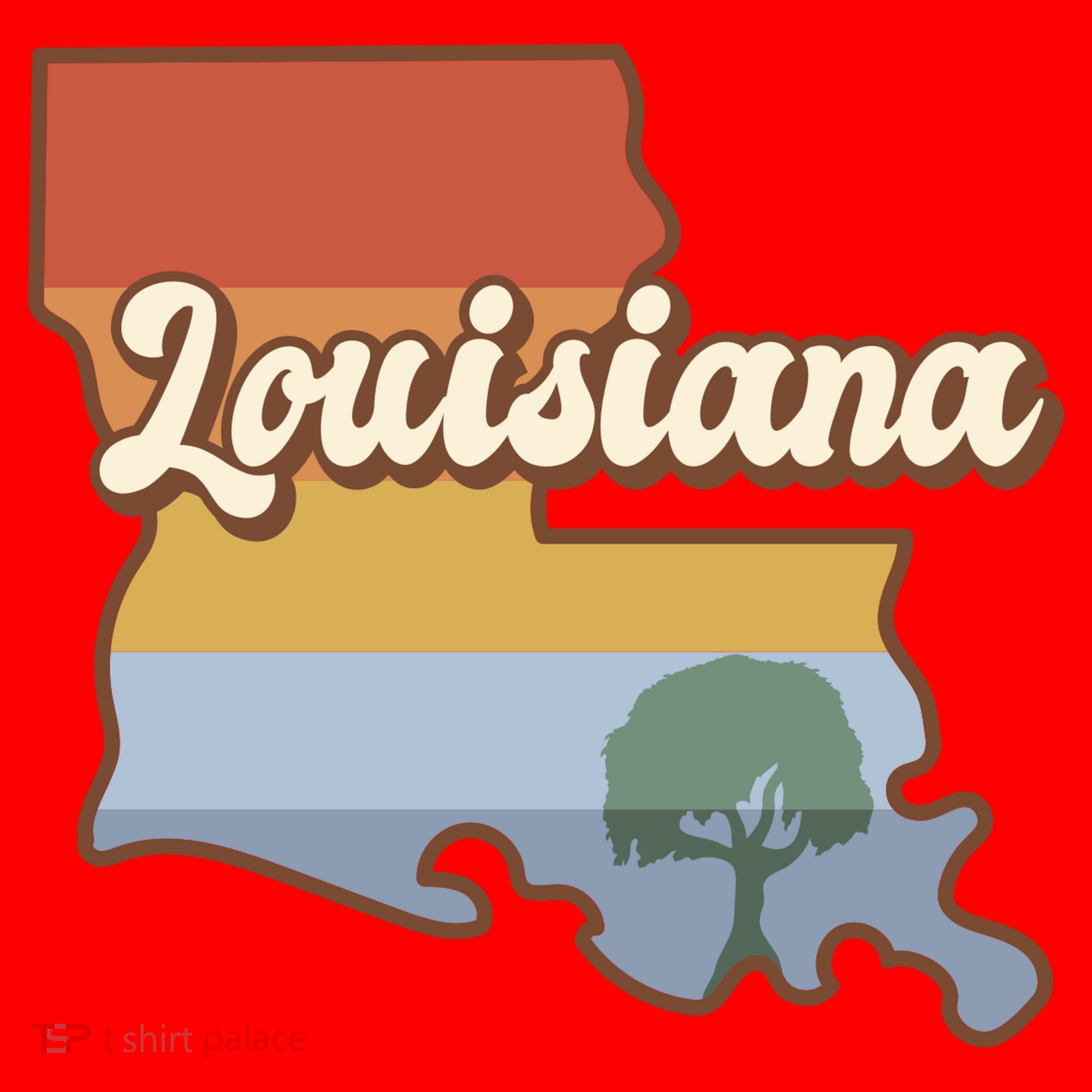 Retro Louisiana Santa Hat