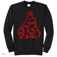 Retro Love Red Boxing Gloves Gifts Boxer Gift TShirt Sweatshirt thumb 0