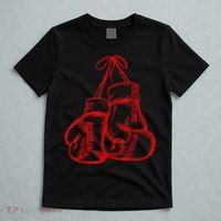 Retro Love Red Boxing Gloves Gifts Boxer Gift TShirt T-Shirt thumb 5