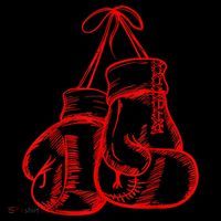Retro Love Red Boxing Gloves Gifts Boxer Gift TShirt Coffee Mug thumb 5