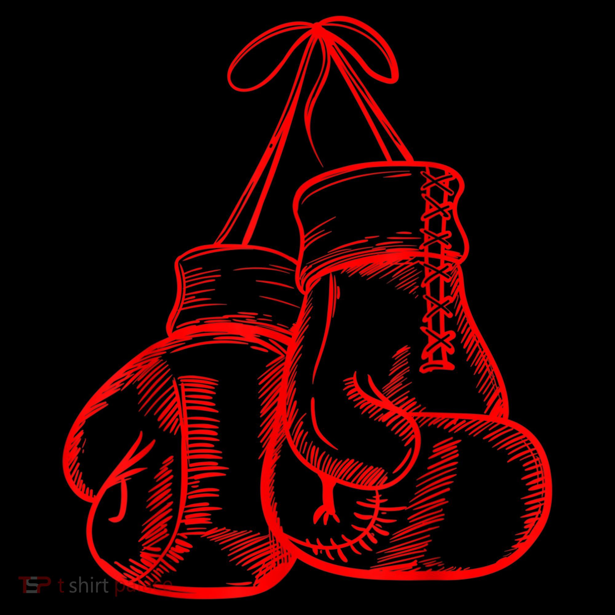 Retro Love Red Boxing Gloves Gifts Boxer Gift TShirt Coffee Mug