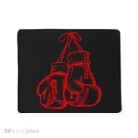 Retro Love Red Boxing Gloves Gifts Boxer Gift TShirt Mousepad thumb 0