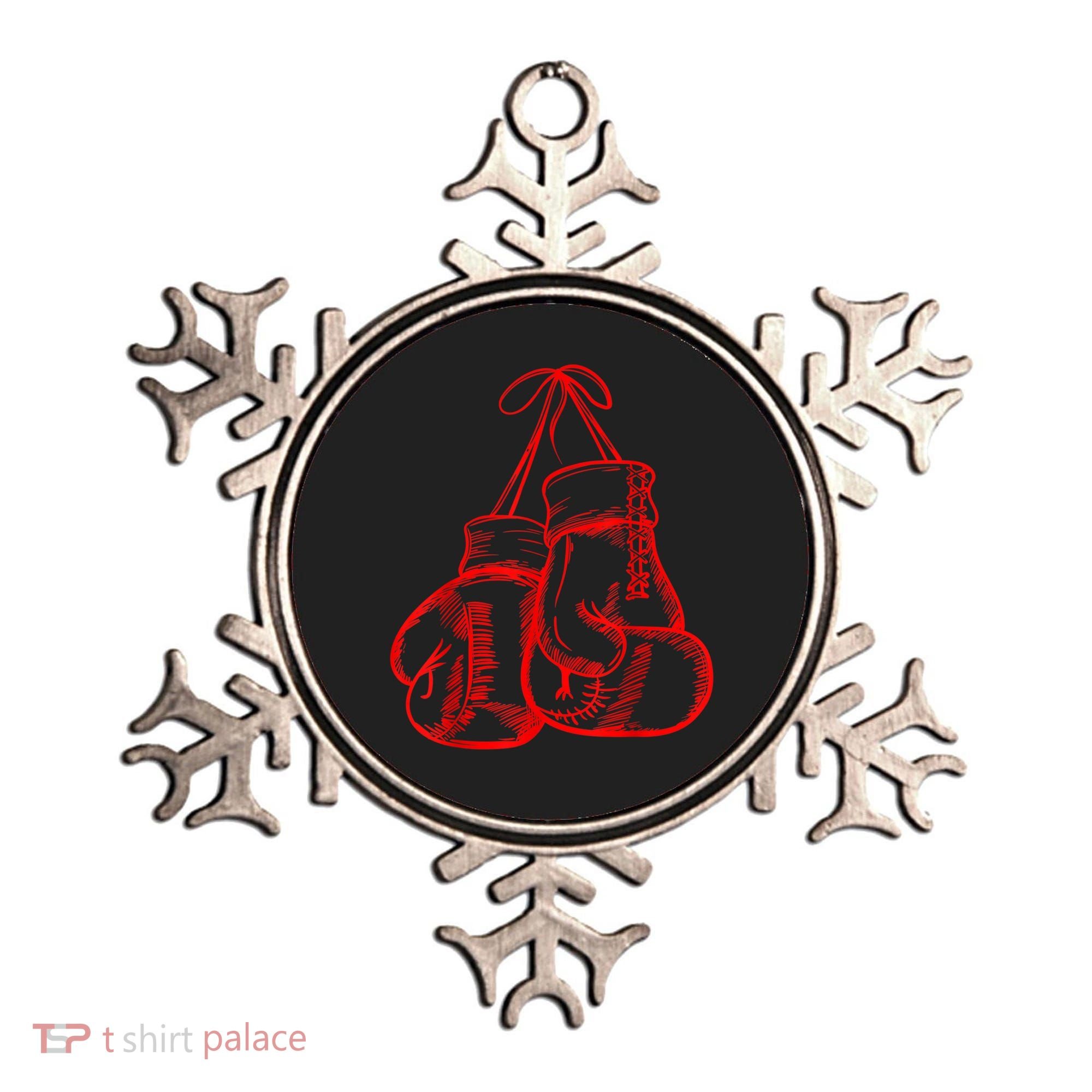 Retro Love Red Boxing Gloves Gifts Boxer Gift TShirt Ornament