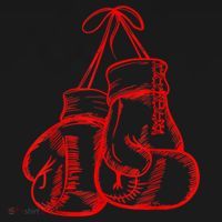 Retro Love Red Boxing Gloves Gifts Boxer Gift TShirt Women's Tank Top thumb 5