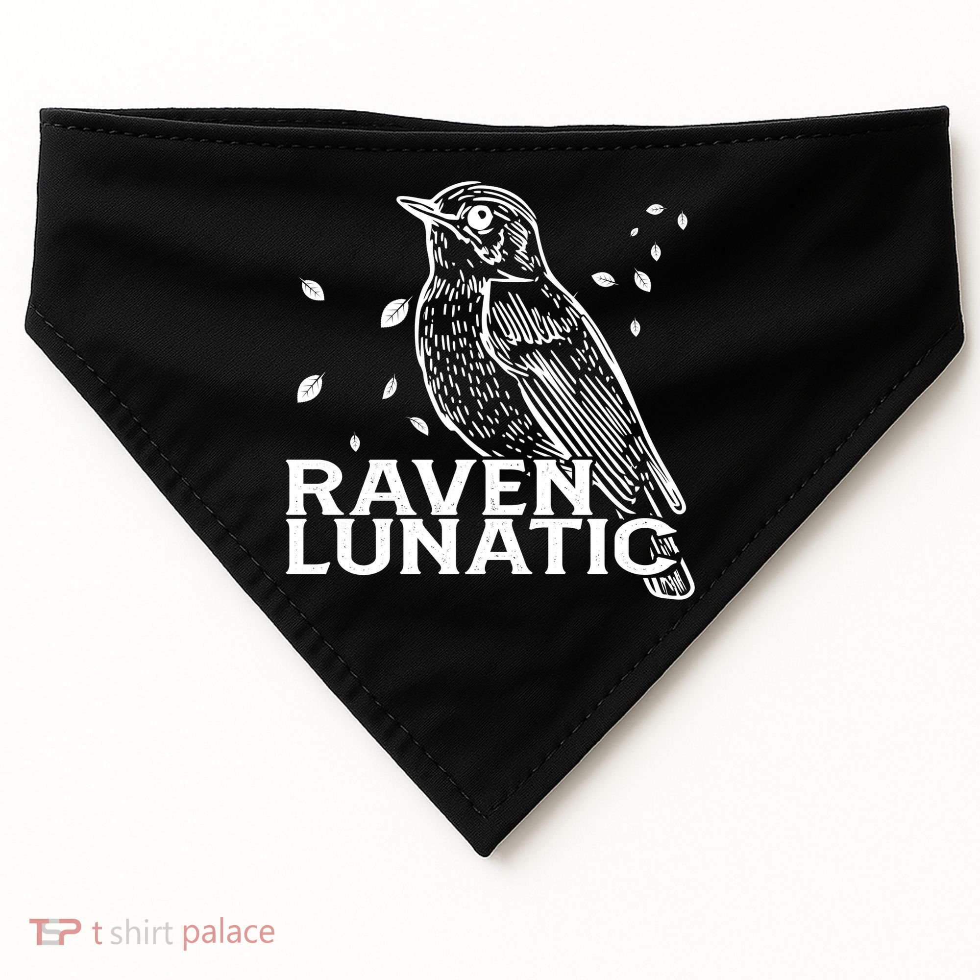 Raven Lunatic USA-Made Doggie Bandana