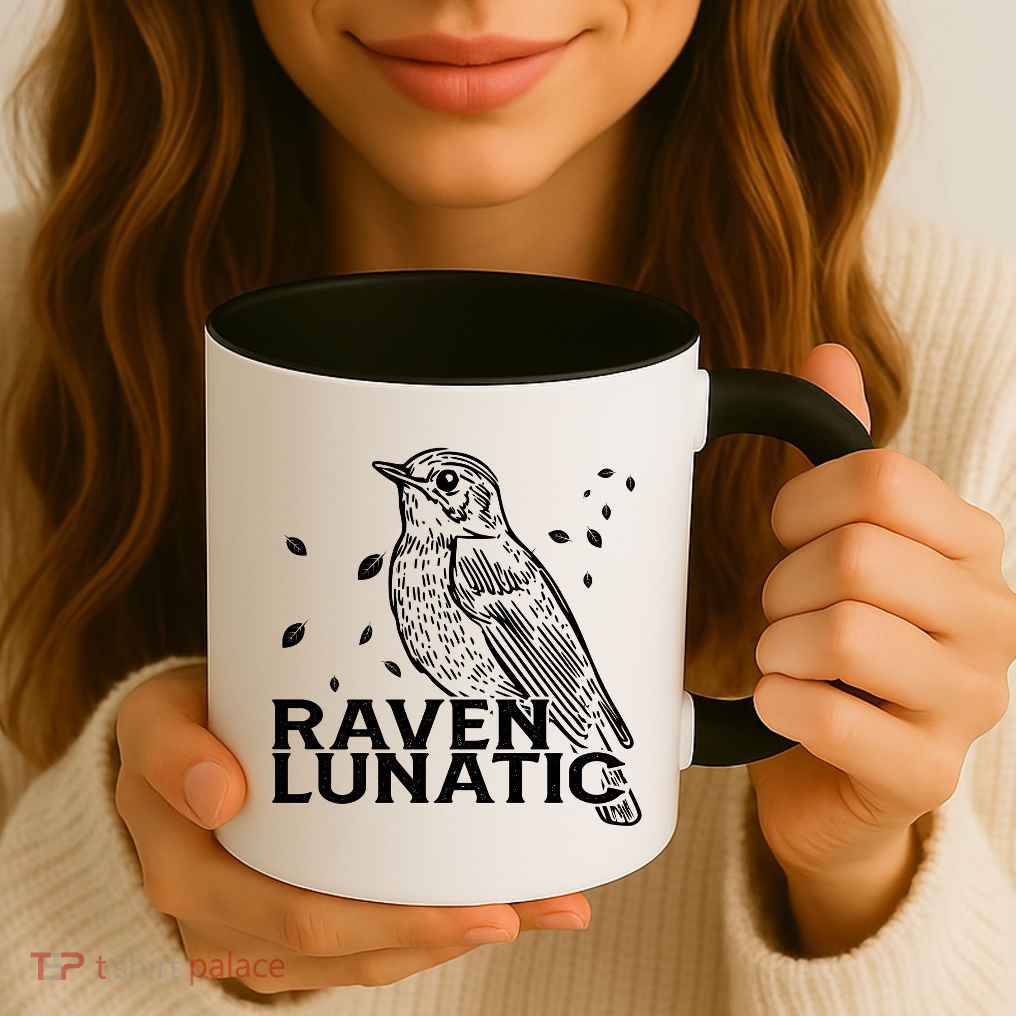 Raven Lunatic Coffee Mug