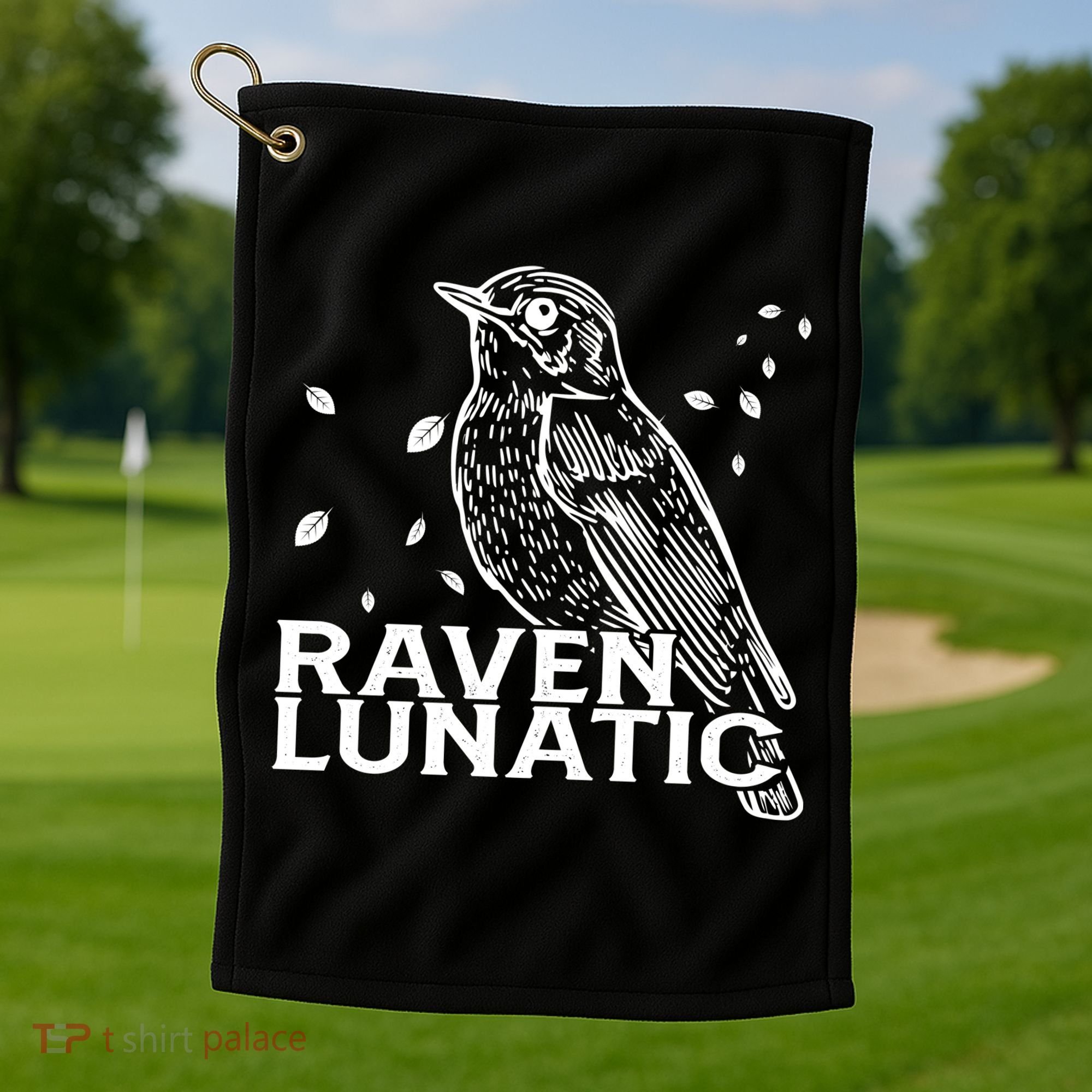Raven Lunatic Golf Towel